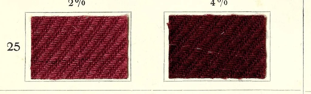 An illustration from Colorants pour la teinture des mi-laine, 1930, leaf 22