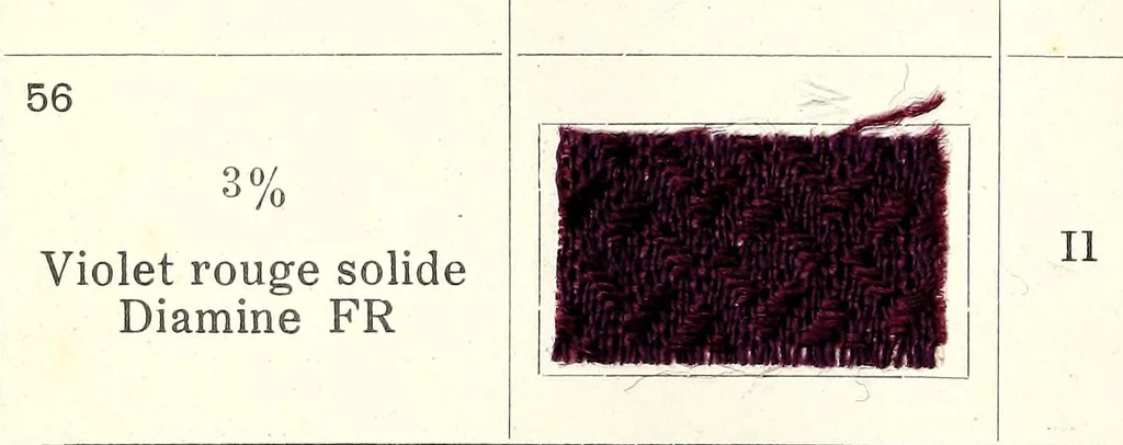 An illustration from Colorants pour la teinture des articles mi-laine, 1900, leaf 24