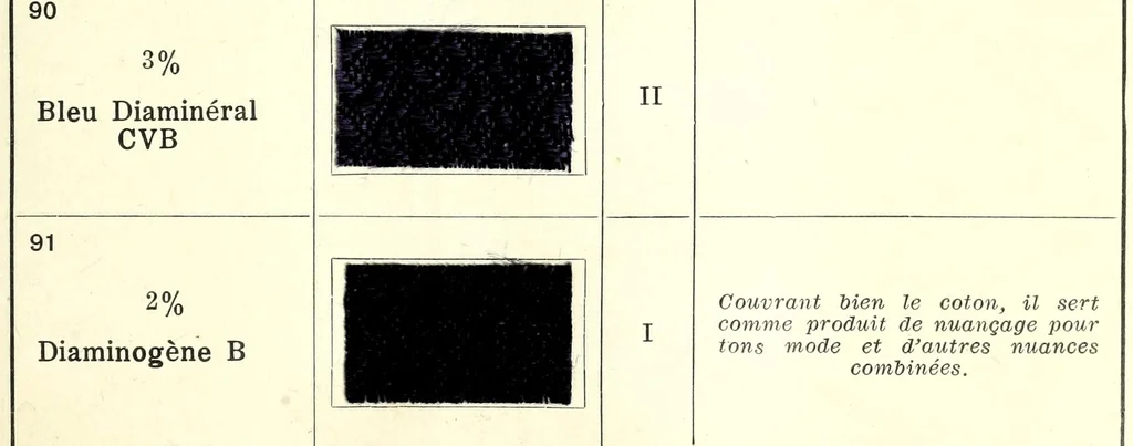 An illustration from Colorants pour la teinture des articles mi-laine, 1900, leaf 29