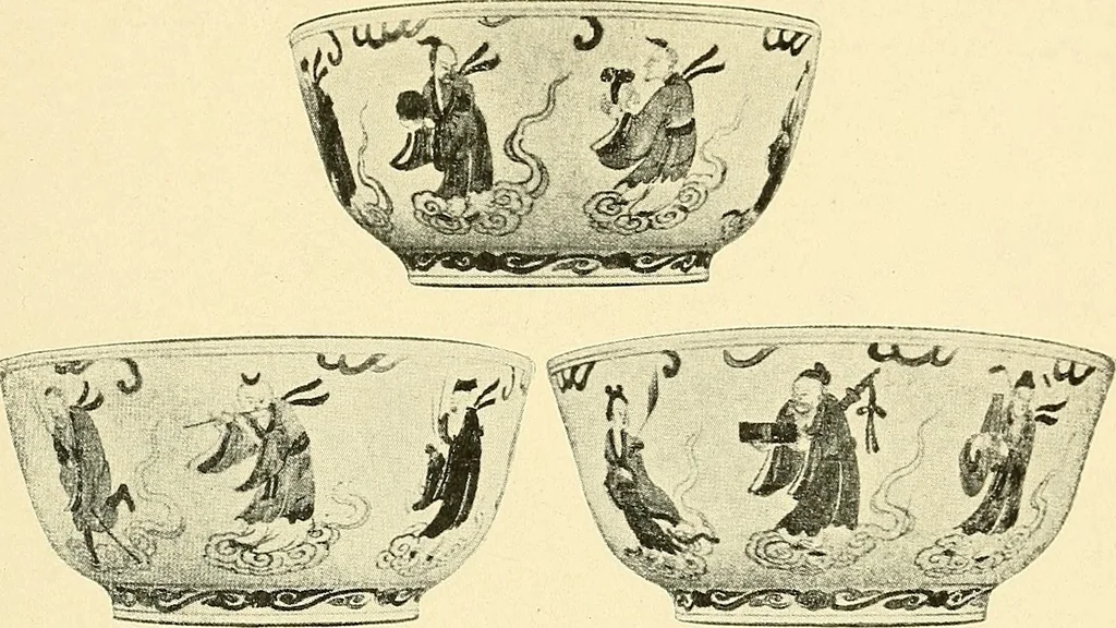 An illustration from The color blue in pottery and porcelain, 1902, leaf 12