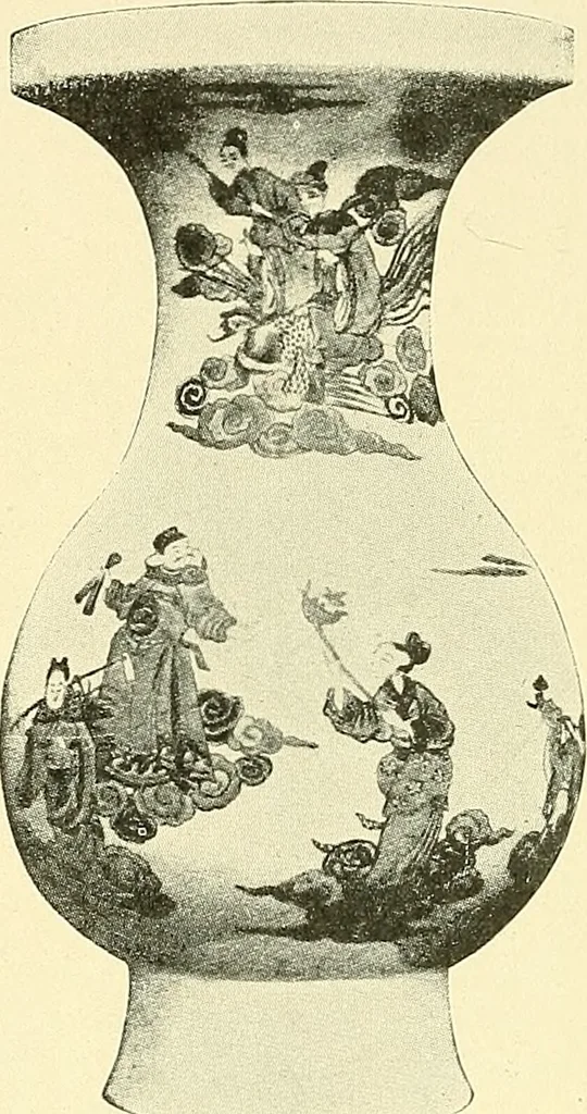 An illustration from The color blue in pottery and porcelain, 1902, leaf 17