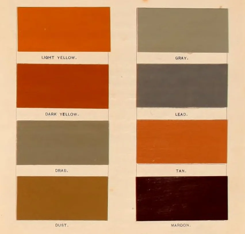 An illustration from Color card : H.W. Johns’ liquid paints : roof paints and floor paints / H.W. Johns’ M’f’g. Co., 1898, leaf 7