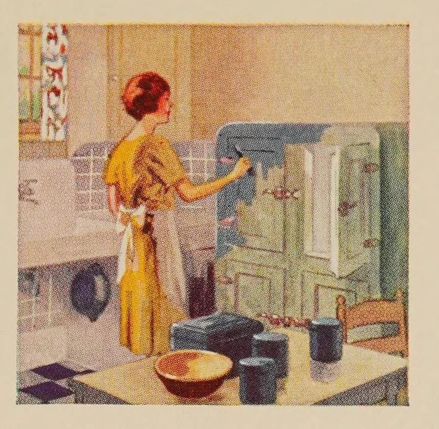 An illustration from Color harmony in the home : an invaluable reference book on the uses of color : with a description of the magic doorway, 1928, leaf 27