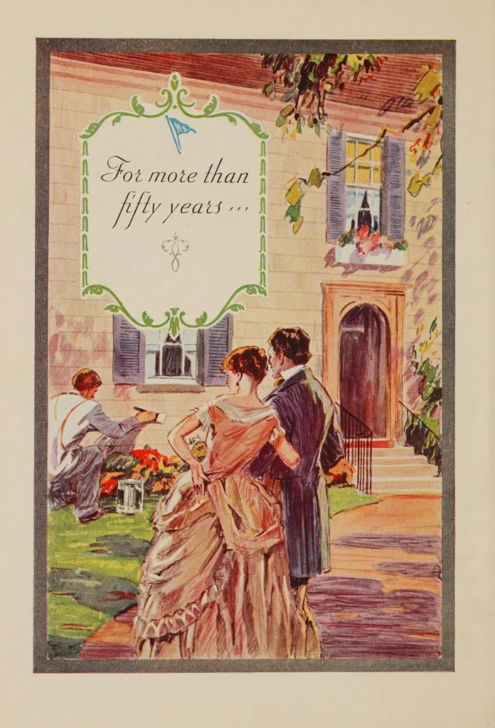 An illustration from Color harmony in the home : an invaluable reference book on the uses of color : with a description of the magic doorway, 1928, leaf 30
