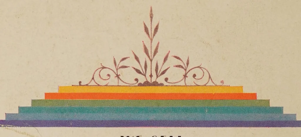 An illustration from Color harmony in the home : an invaluable reference book on the uses of color : with a description of the magic doorway, 1928, leaf 36
