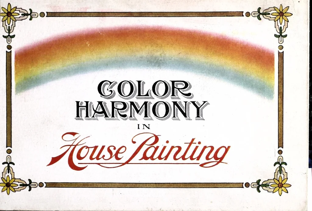 An illustration from Color harmony in house painting., 1910, leaf 1