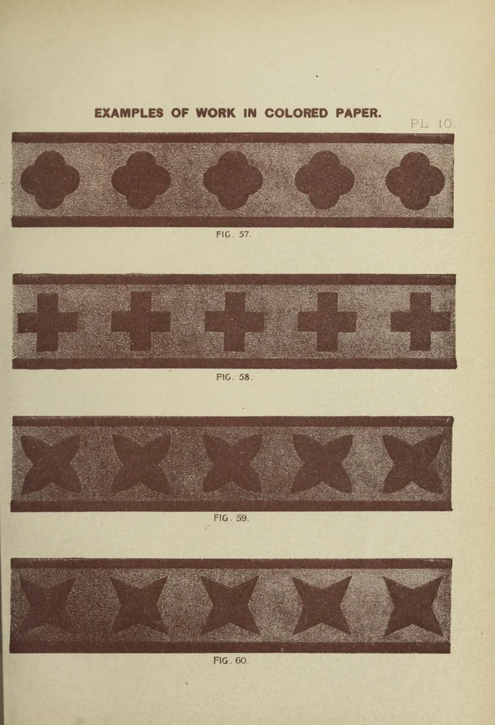 An illustration from Color instruction : suggestions for a course of instruction in color for public schools, 1893, leaf 127