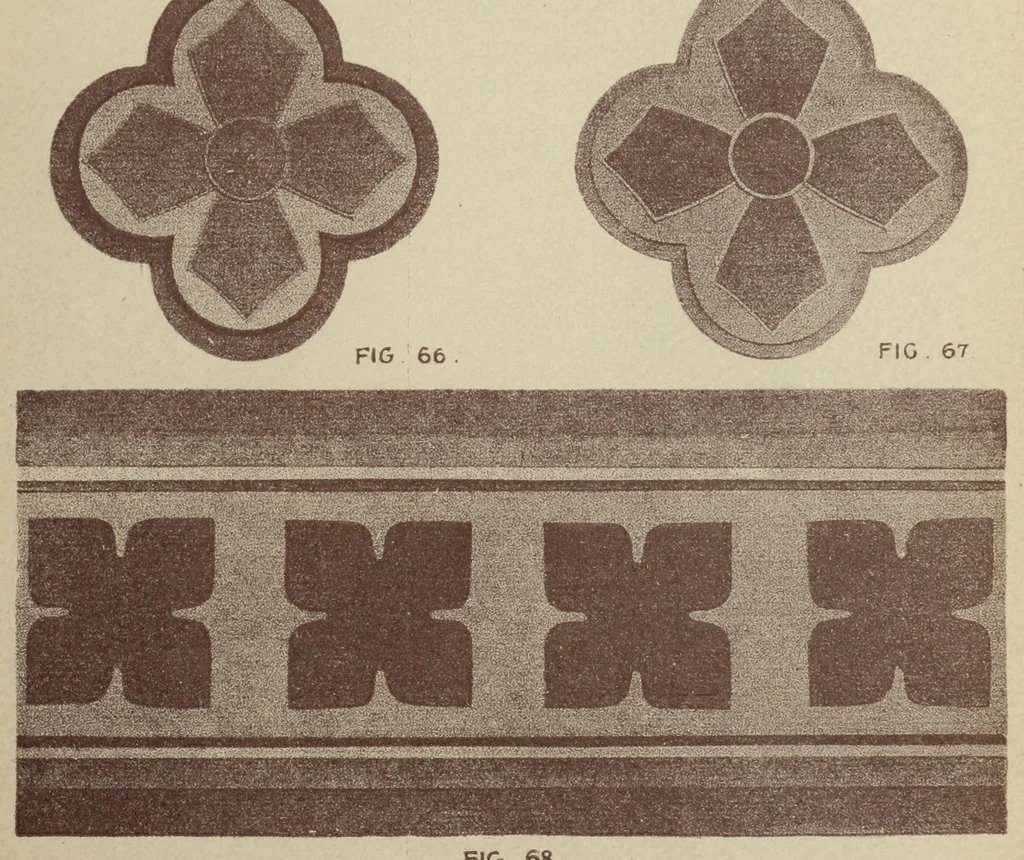 An illustration from Color instruction : suggestions for a course of instruction in color for public schools, 1893, leaf 195
