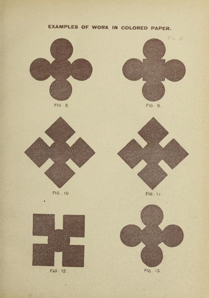An illustration from Color instruction : suggestions for a course of instruction in color for public schools, 1893, leaf 77