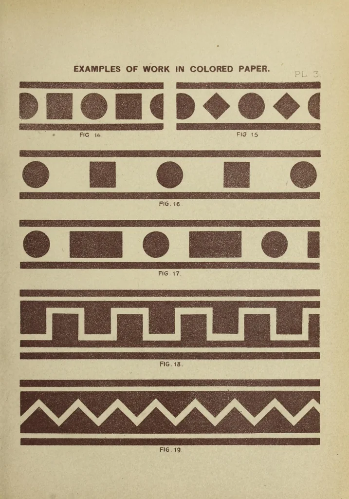 An illustration from Color instruction : suggestions for a course of instruction in color for public schools, 1893, leaf 89