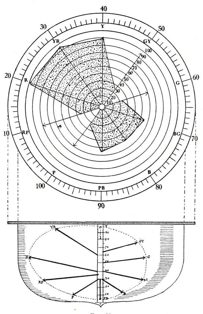 An illustration from Color and its application to printing, 1911, leaf 89