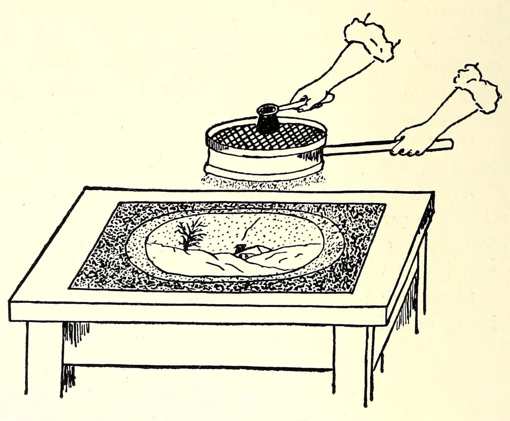 An illustration from Color mixing guide for artists, painters, decorators, printing pressmen, show card writers, sign painters, color mixers : gives color mixtures by parts, 1923, leaf 78