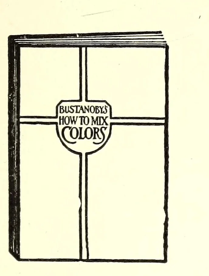 An illustration from Color mixing guide for artists, painters, decorators, printing pressmen, show card writers, sign painters, color mixers : gives color mixtures by parts, 1923, leaf 83