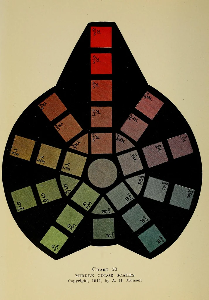 An illustration from A color notation, 1919, leaf 134