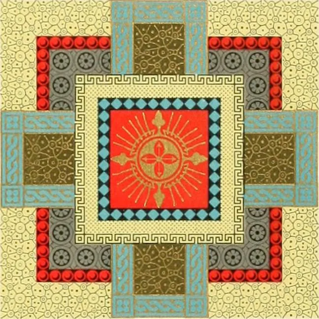 An illustration from The color printer. A treatise on the use of colors in typographic printing, 1892, leaf 138