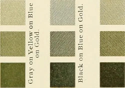 An illustration from The color printer. A treatise on the use of colors in typographic printing, 1892, leaf 206