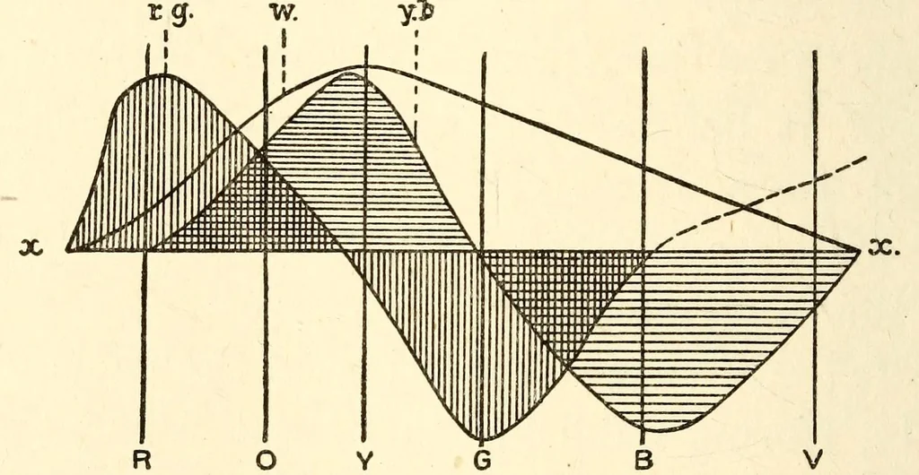 An illustration from Color problems; a practical manual for the lay student of color, 1903, leaf 44