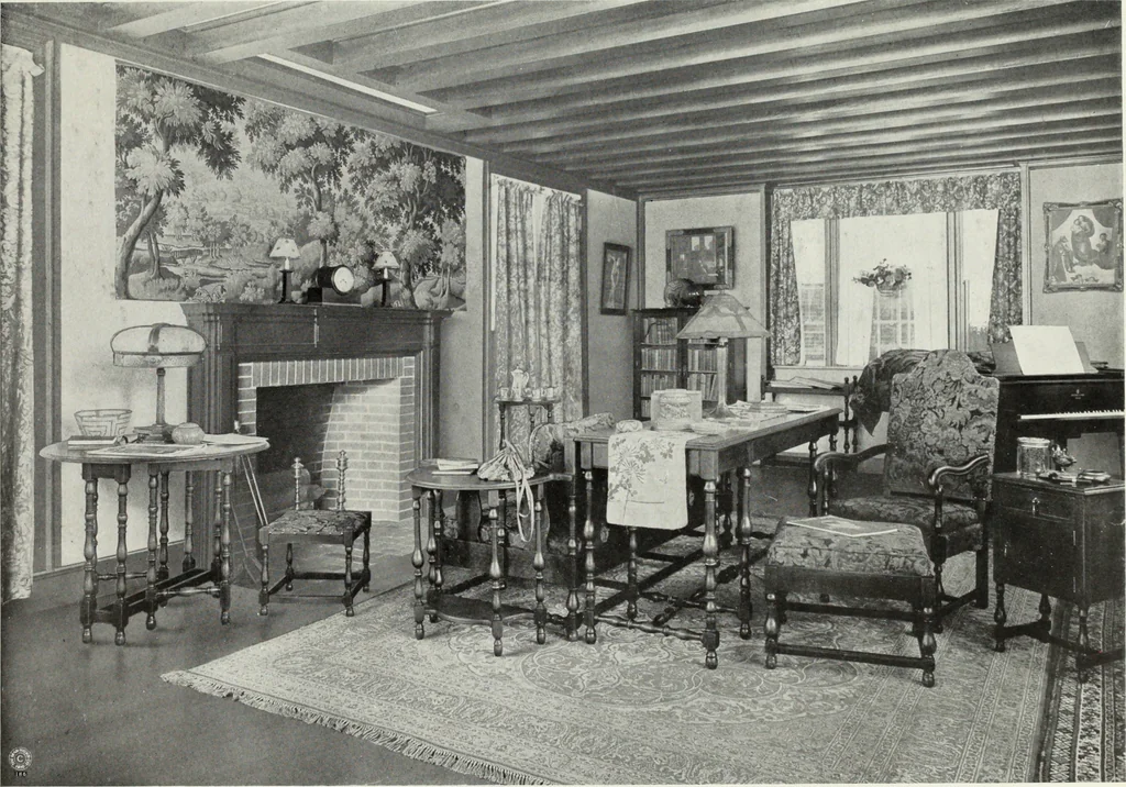 An illustration from Color schemes for the home and model interiors, 1919, leaf 36