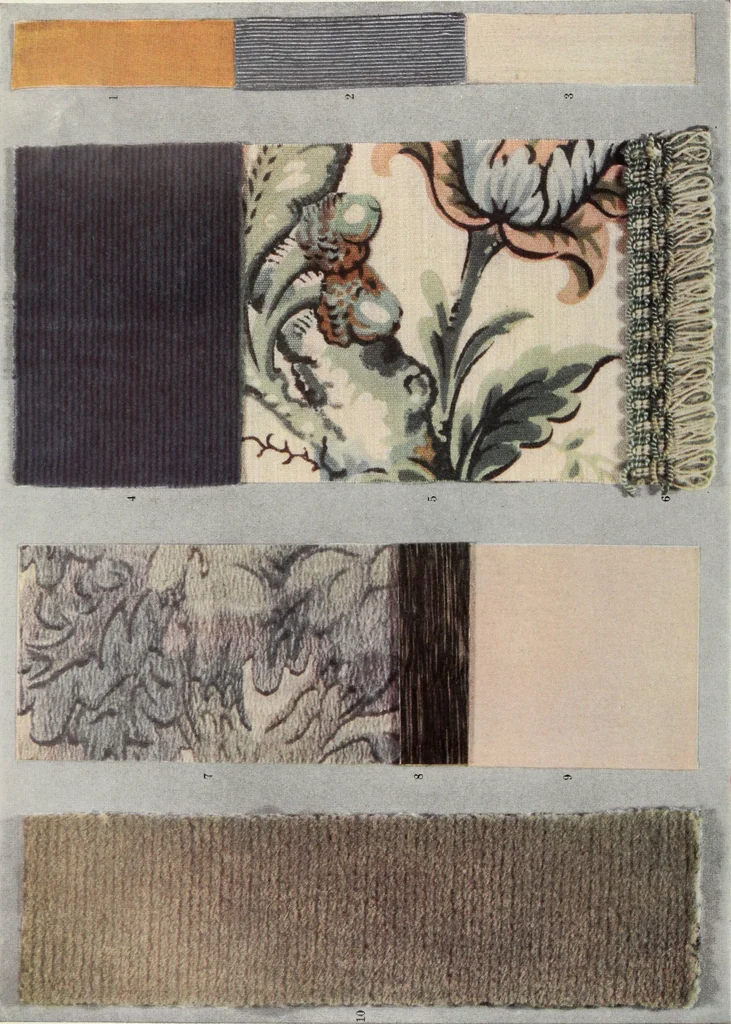 An illustration from Color schemes for the home and model interiors, 1919, leaf 45