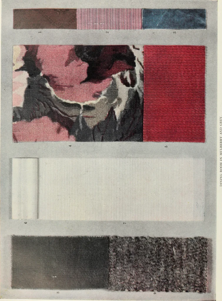 An illustration from Color schemes for the home and model interiors, 1919, leaf 51