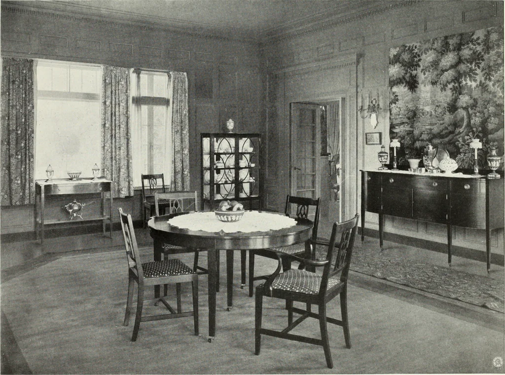 An illustration from Color schemes for the home and model interiors, 1919, leaf 56