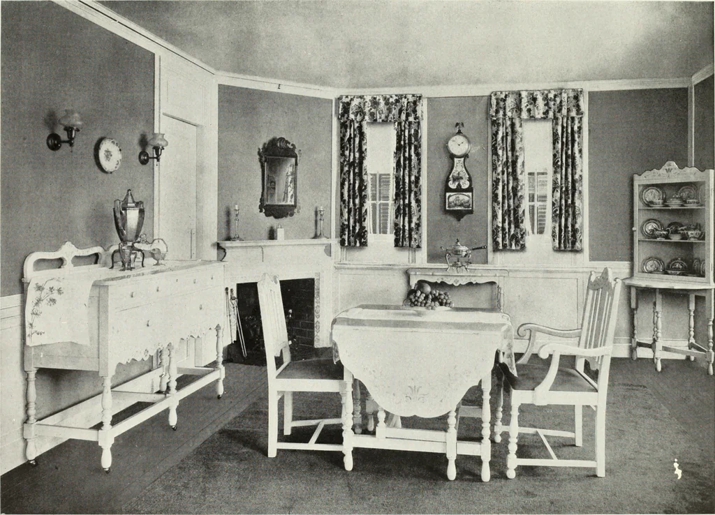 An illustration from Color schemes for the home and model interiors, 1919, leaf 60