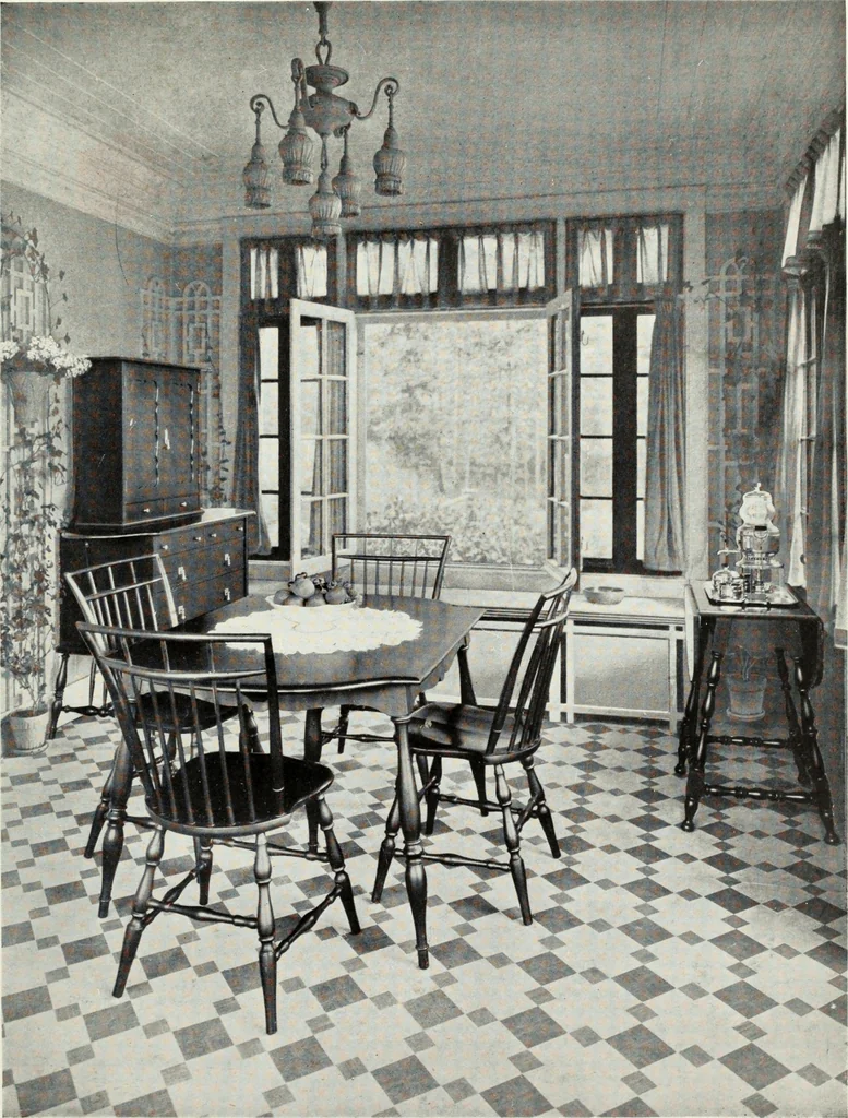 An illustration from Color schemes for the home and model interiors, 1919, leaf 68