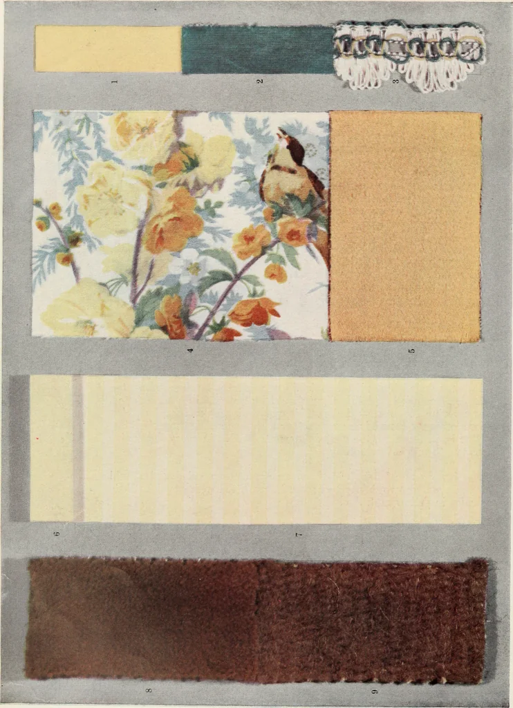 An illustration from Color schemes for the home and model interiors, 1919, leaf 71
