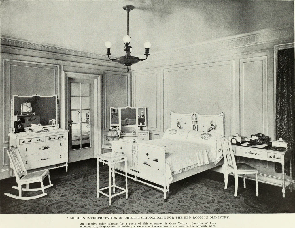 An illustration from Color schemes for the home and model interiors, 1919, leaf 72