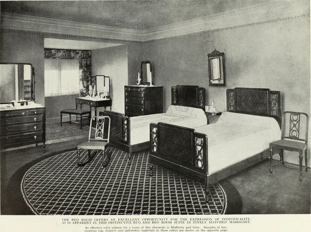 An illustration from Color schemes for the home and model interiors, 1919, leaf 80