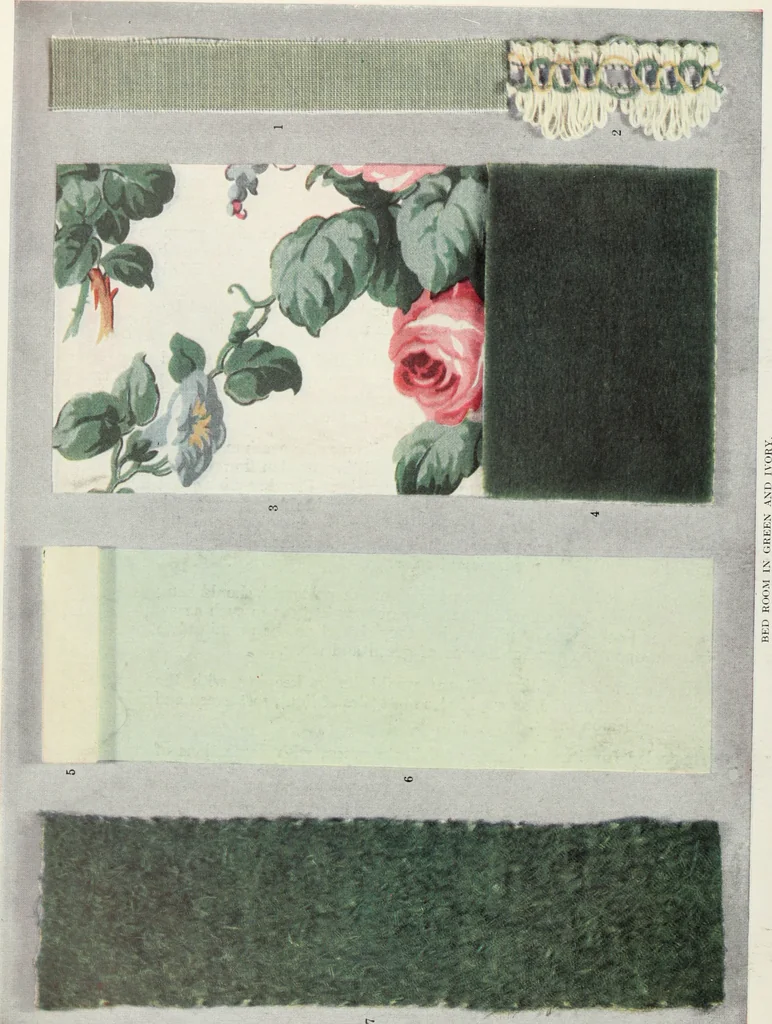 An illustration from Color schemes for the home and model interiors, 1919, leaf 83