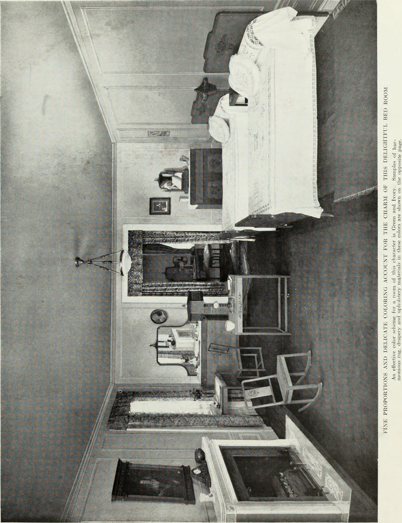 An illustration from Color schemes for the home and model interiors, 1919, leaf 84