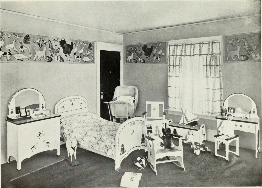 An illustration from Color schemes for the home and model interiors, 1919, leaf 92