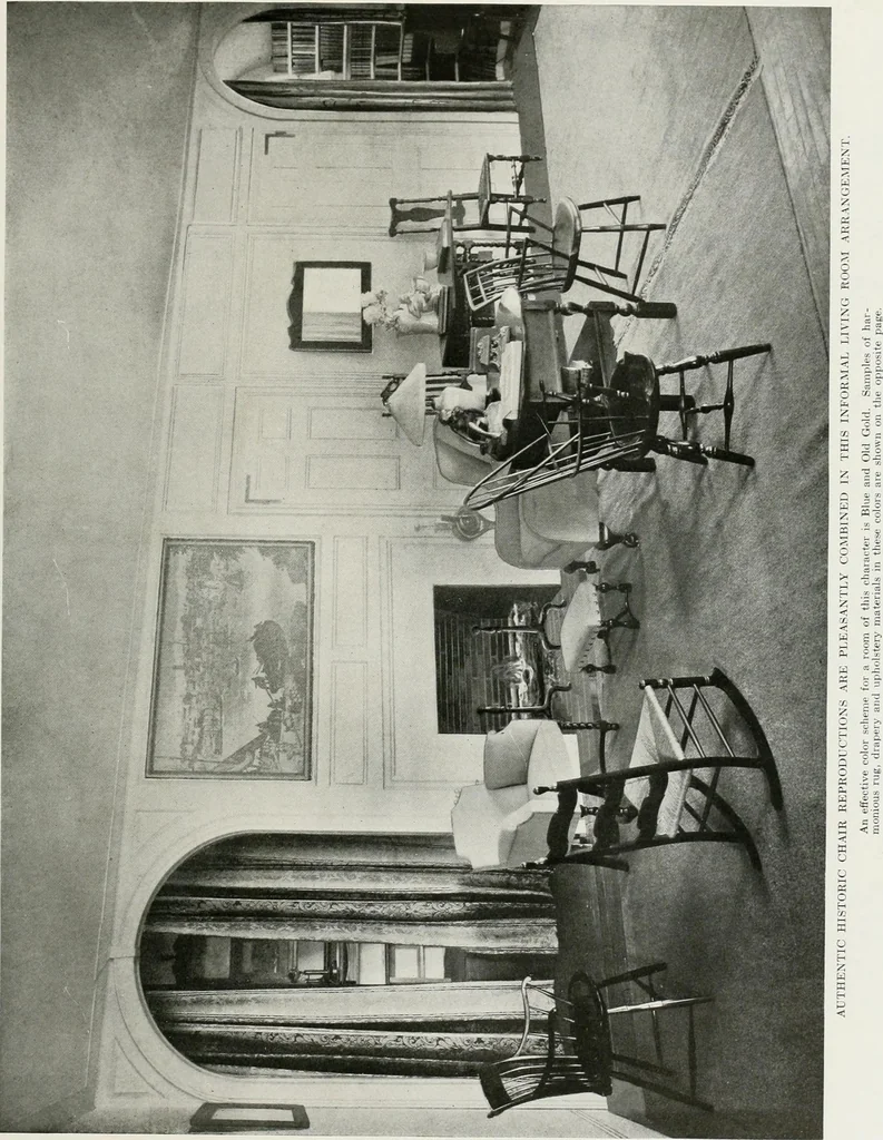 An illustration from Color schemes for the home and model interiors, 1919, leaf 26