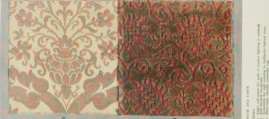 An illustration from Color schemes for the home and model interiors, 1919, leaf 45