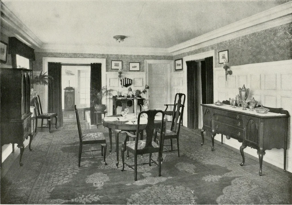 An illustration from Color schemes for the home and model interiors, 1919, leaf 50