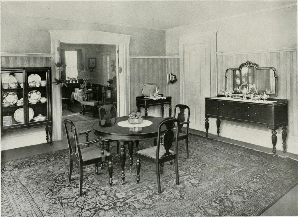 An illustration from Color schemes for the home and model interiors, 1919, leaf 54