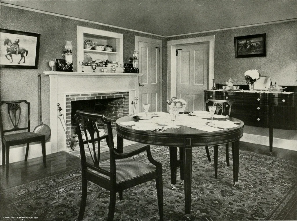 An illustration from Color schemes for the home and model interiors, 1919, leaf 58