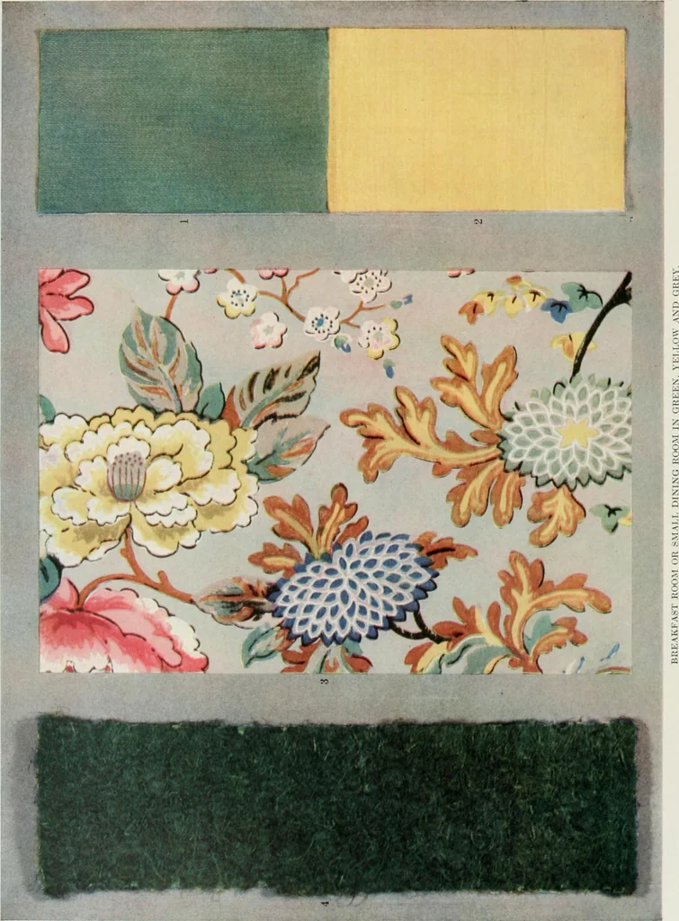 An illustration from Color schemes for the home and model interiors, 1919, leaf 65