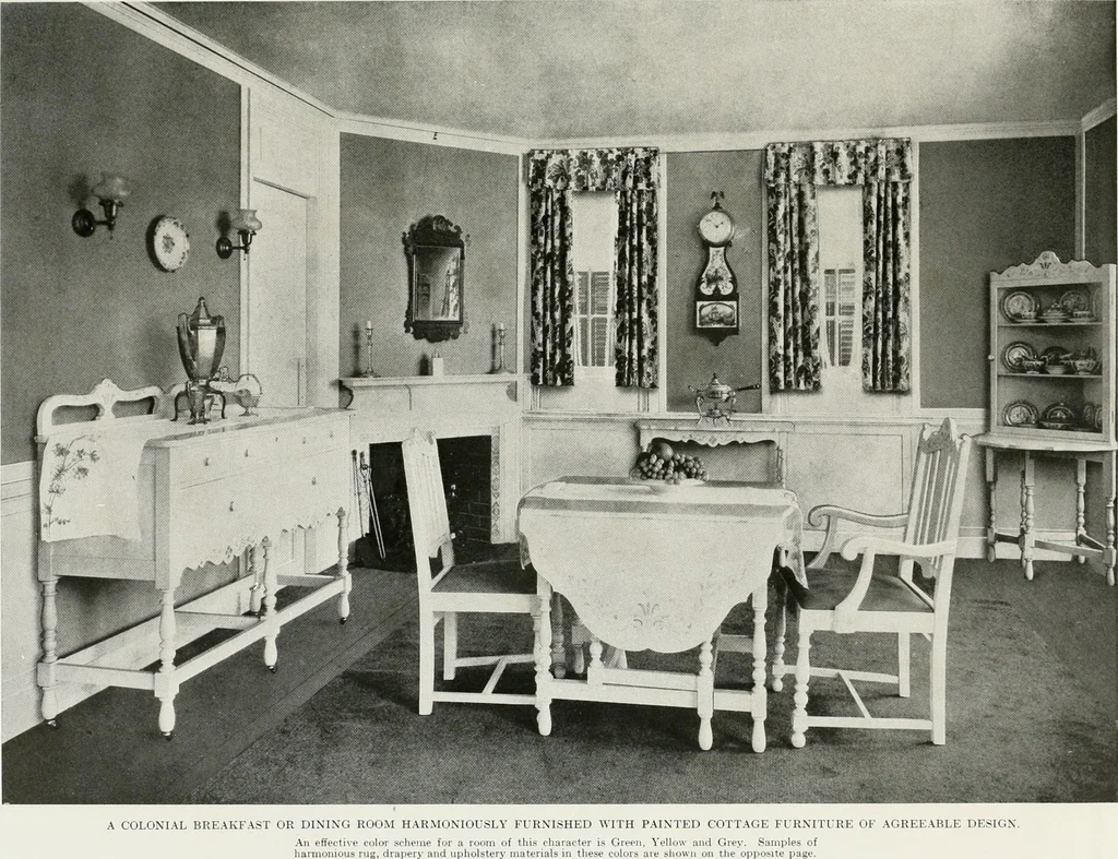 An illustration from Color schemes for the home and model interiors, 1919, leaf 66