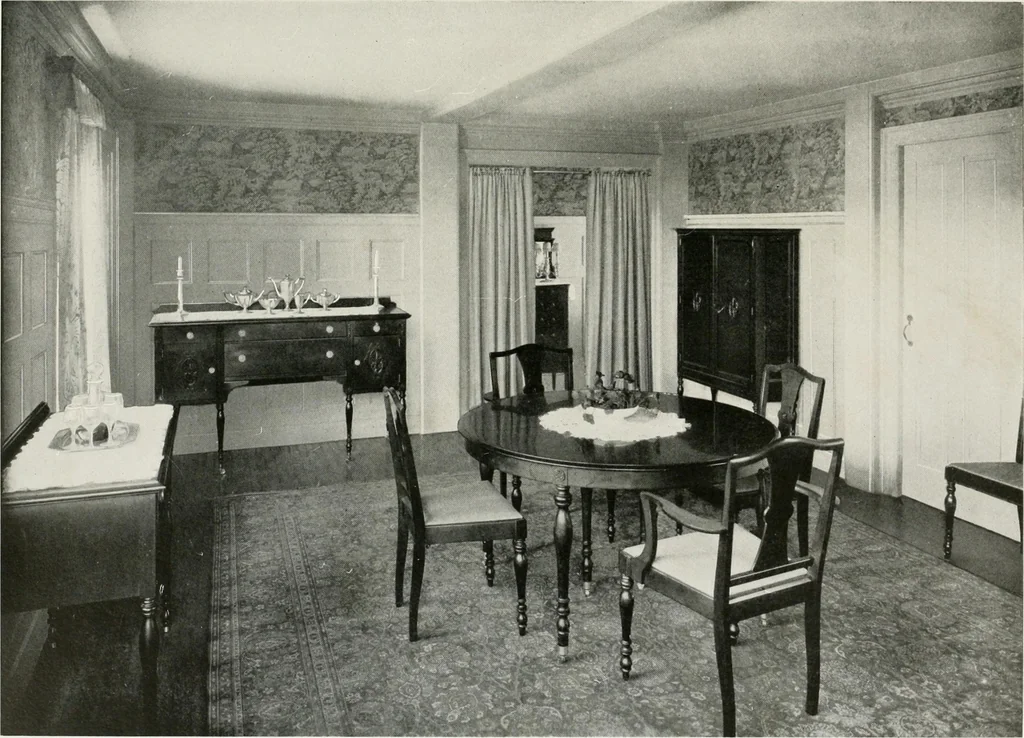 An illustration from Color schemes for the home and model interiors, 1919, leaf 70