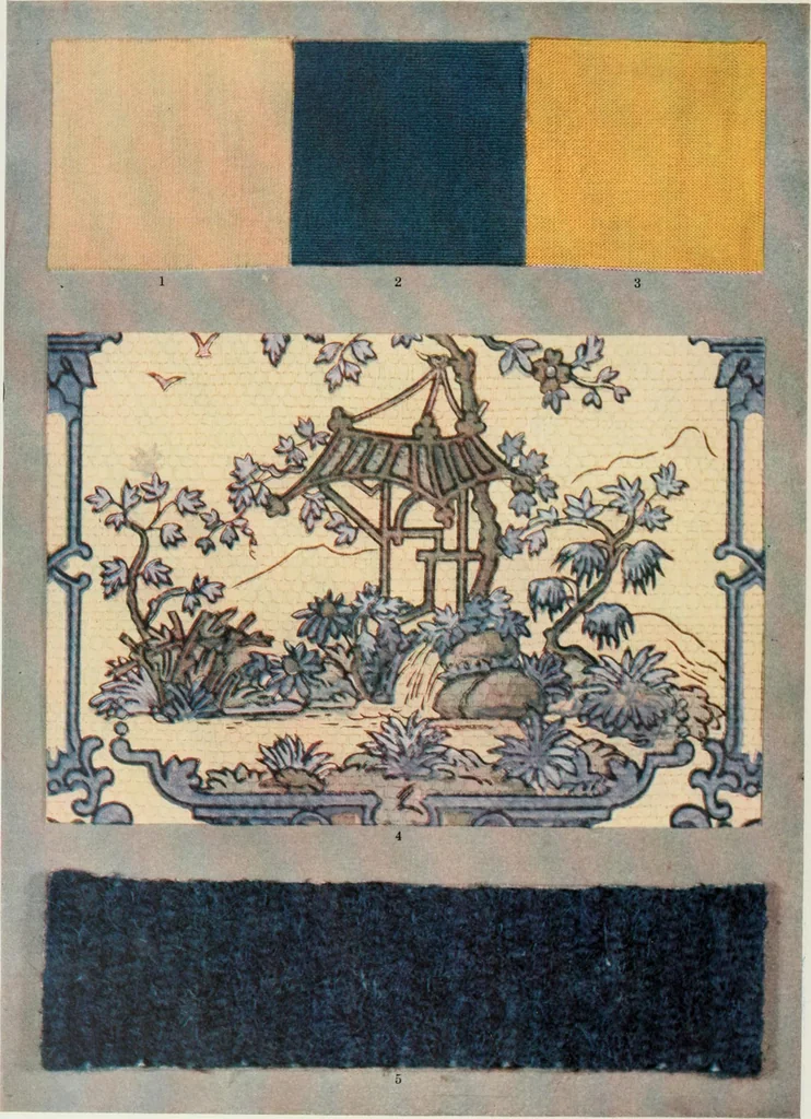 An illustration from Color schemes for the home and model interiors, 1919, leaf 73