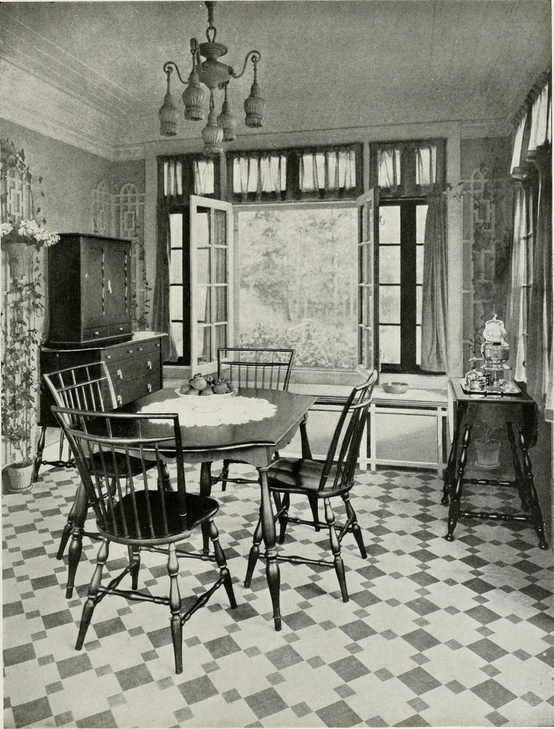 An illustration from Color schemes for the home and model interiors, 1919, leaf 74