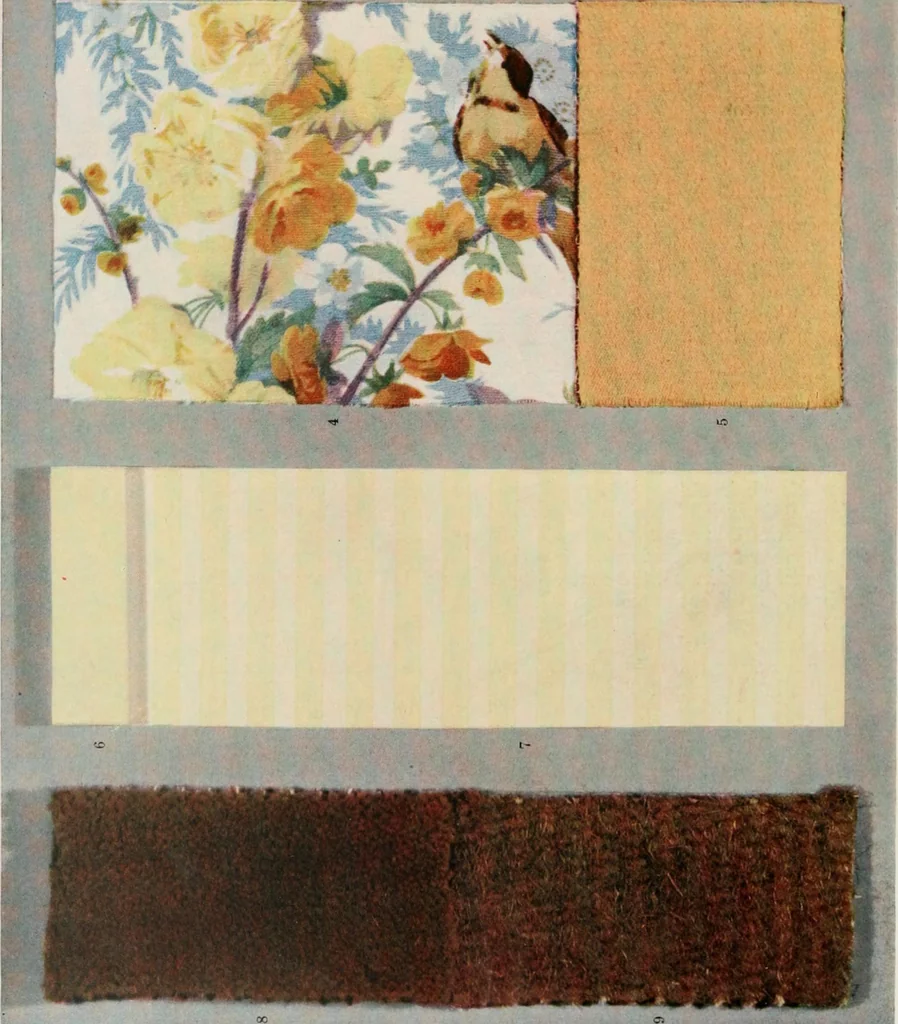 An illustration from Color schemes for the home and model interiors, 1919, leaf 77