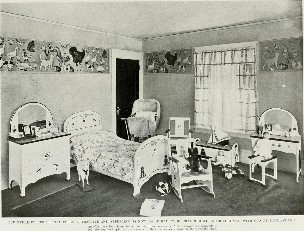 An illustration from Color schemes for the home and model interiors, 1919, leaf 98