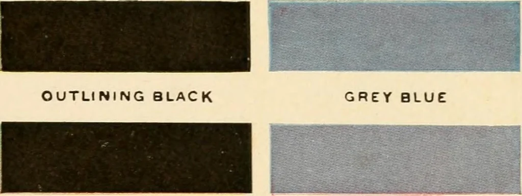 An illustration from Colors and coloring in china painting., 1914, leaf 28