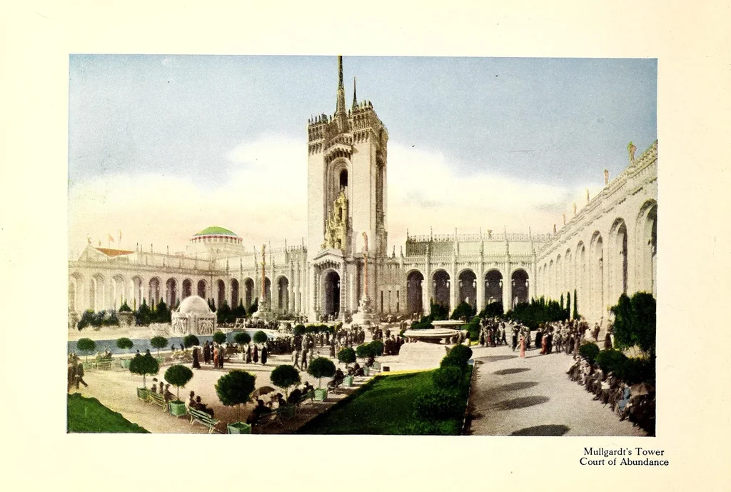 An illustration from Colortypes of the Panama-Pacific International Exposition at San Francisco, 1915 : official publication, 1915, leaf 18