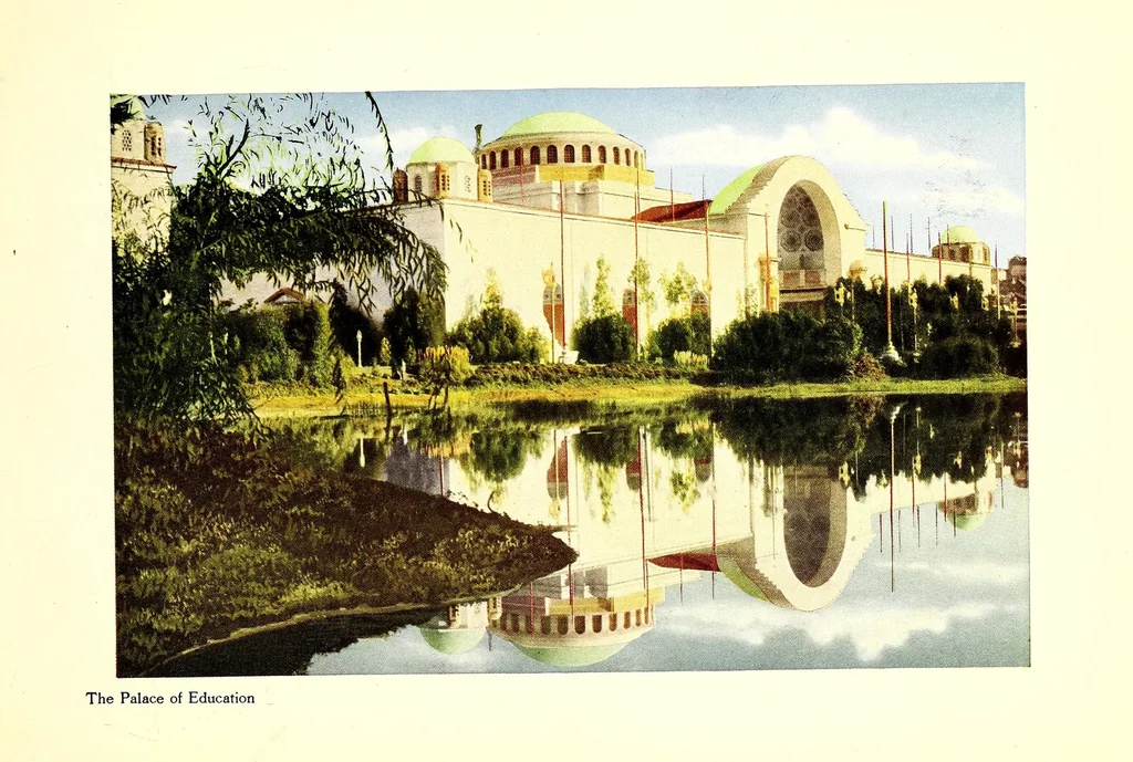 An illustration from Colortypes of the Panama-Pacific International Exposition at San Francisco, 1915 : official publication, 1915, leaf 21