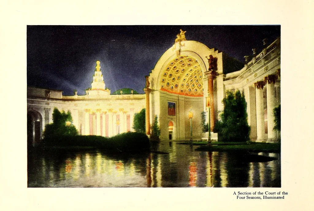 An illustration from Colortypes of the Panama-Pacific International Exposition at San Francisco, 1915 : official publication, 1915, leaf 22