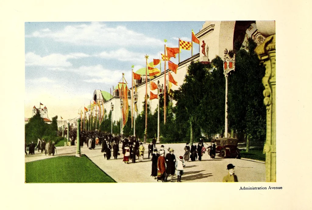 An illustration from Colortypes of the Panama-Pacific International Exposition at San Francisco, 1915 : official publication, 1915, leaf 26